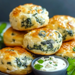 Galletas de Desayuno de Espinacas y Feta Ricas en Proteínas