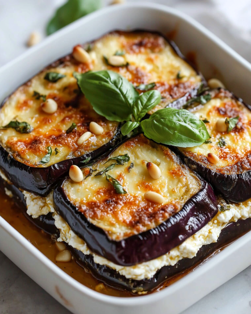 Lasaña Vegetariana de Ricotta y Berenjena