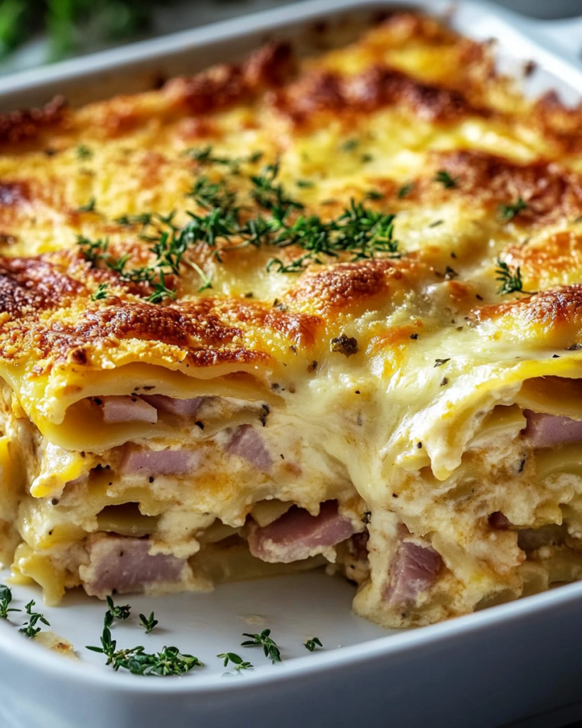 Lasaña de Pollo Cordon Bleu