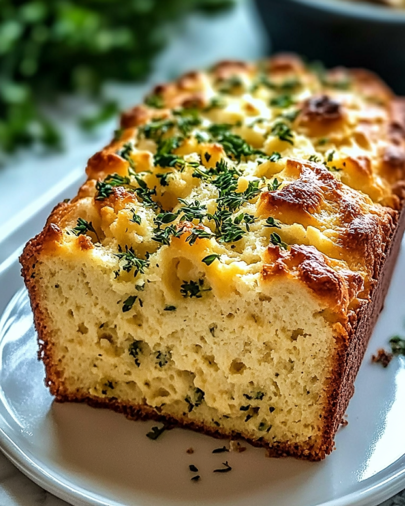 Pan Rápido de Hierbas y Queso
