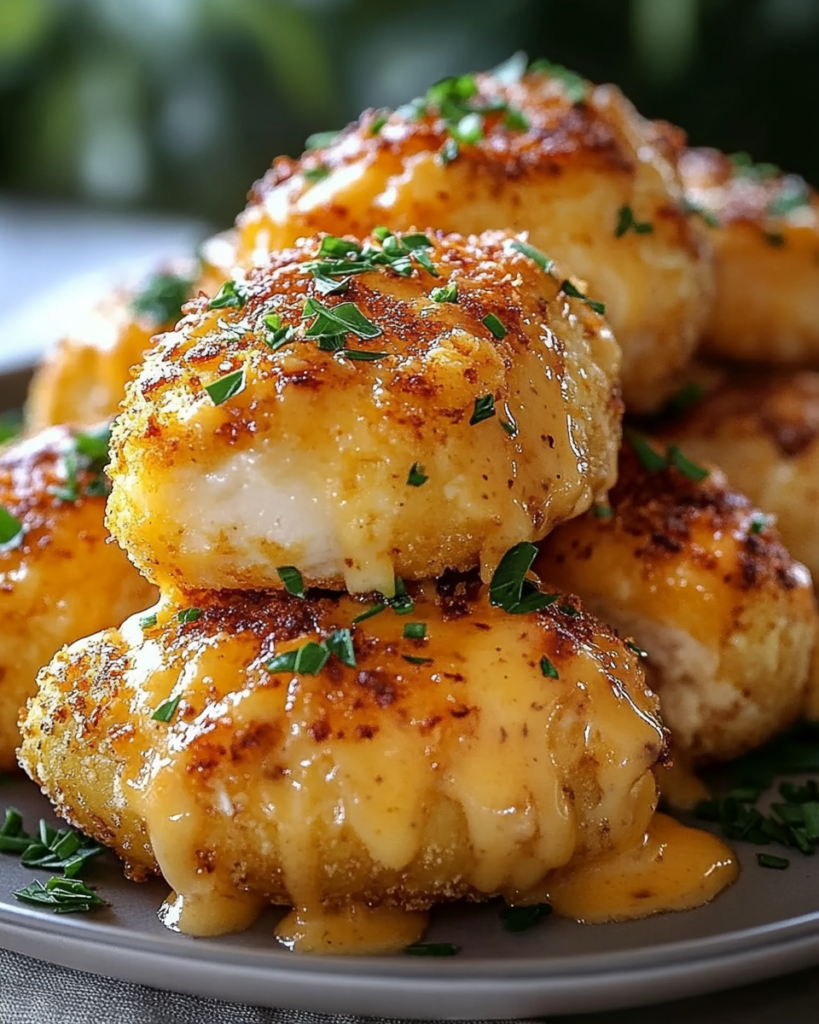 Papas Rellenas de Pollo con Cheddar y Ranch