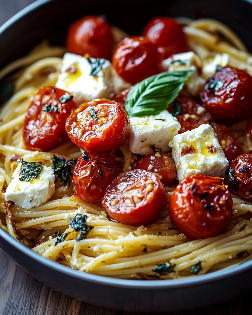 Pasta al Horno con Tomate y Feta