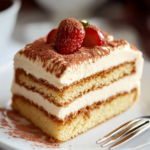 Pastel Esponjoso con Relleno de Crema Biscoff