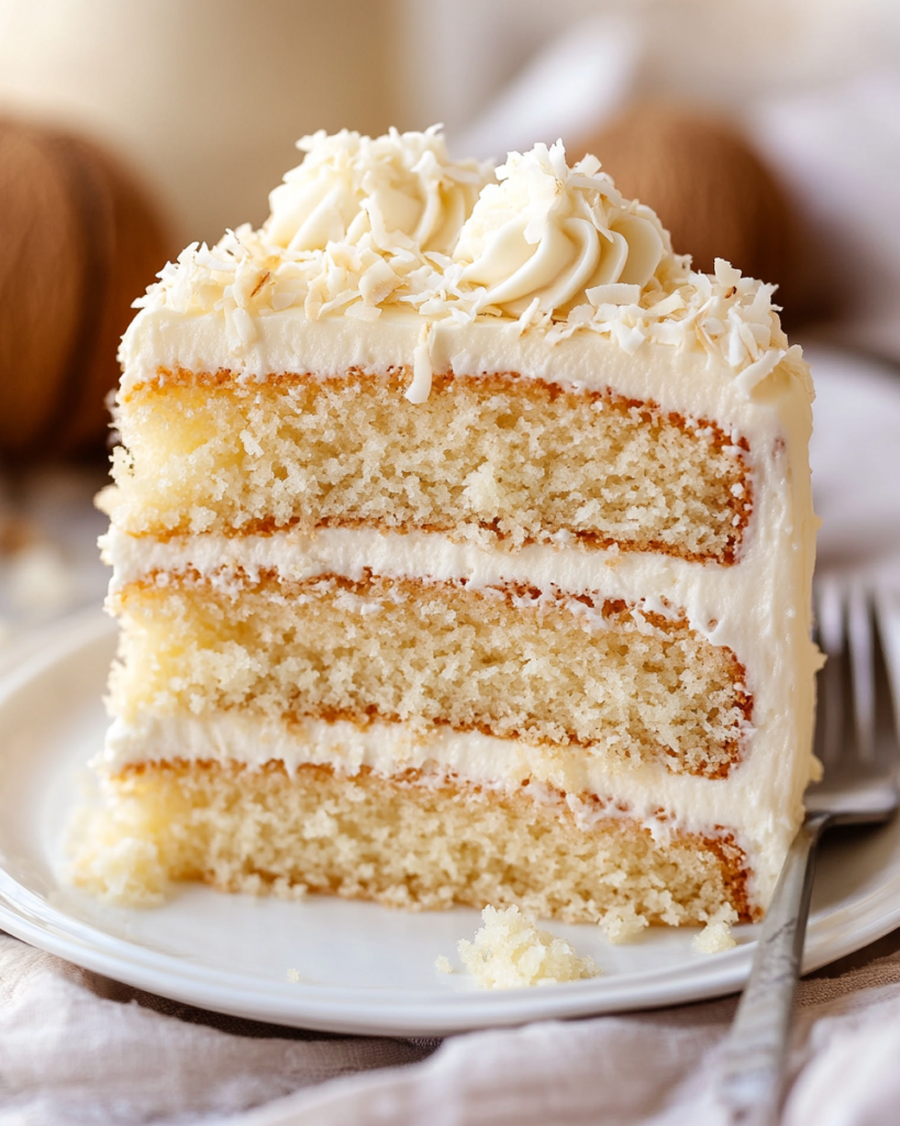 Pastel de Coco Tropical