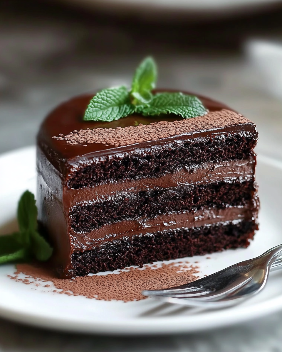 Pastel de Fudge de Medianoche