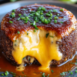 **Pastel de Lava de Cheeseburger**