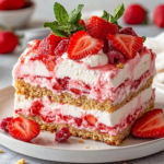 Pastel de Sándwich de Helado Sin Hornear