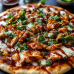 Pizza de Pollo BBQ Chipotle