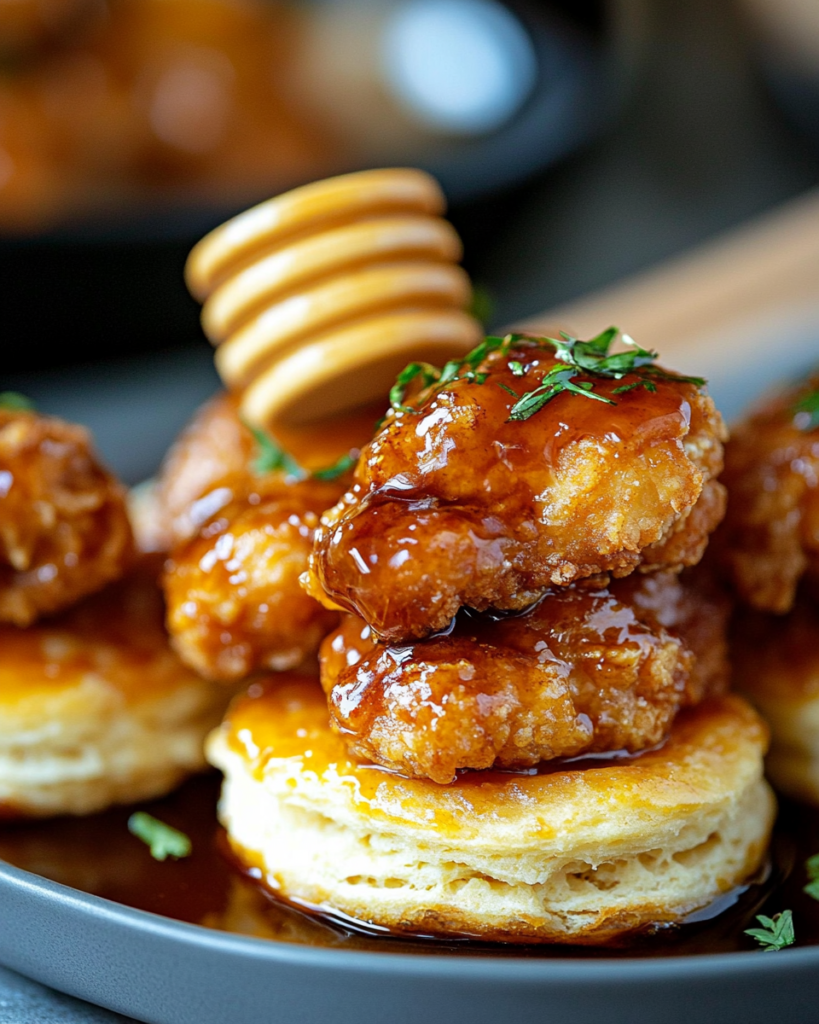 Pollo Picante con Miel en Biscuit