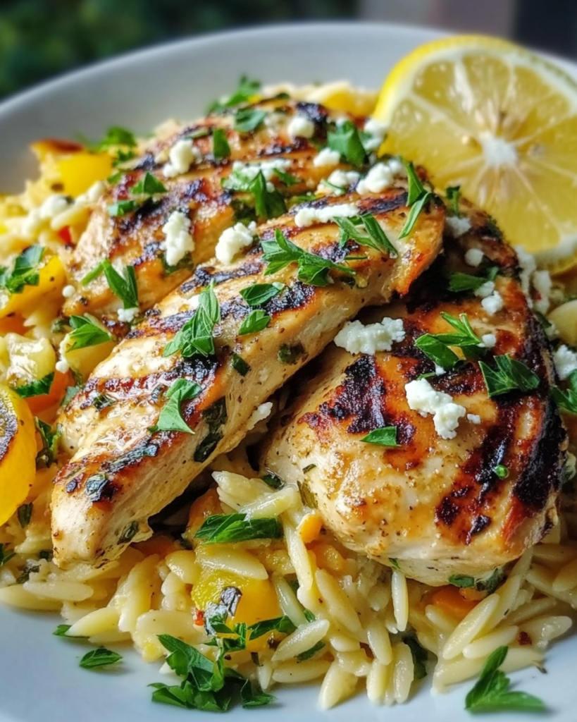 Pollo al Limón con Orégano y Feta