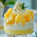 Postre de Crema de Piña Sin Horno