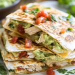 Quesadillas de Pollo y Aguacate a la Fusión