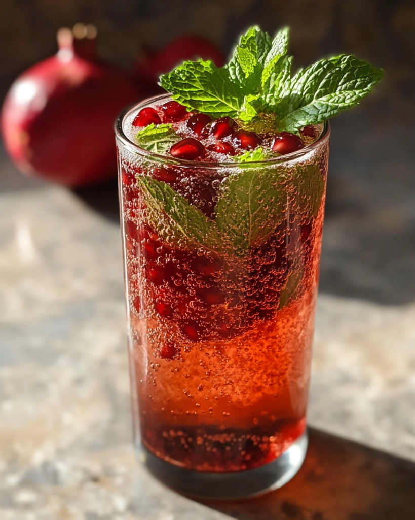 Refresco de Granada y Menta