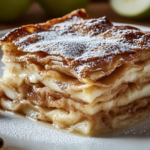 Rollos de Canela y Manzana en Lasaña