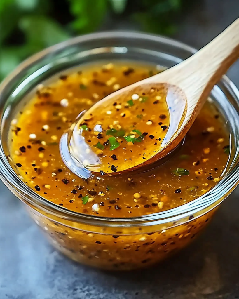 Salsa de Miel y Ajo con Pimienta