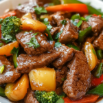 Salteado de Res Fácil con Verduras