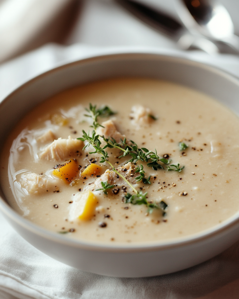 Sopa Cremosa de Atún