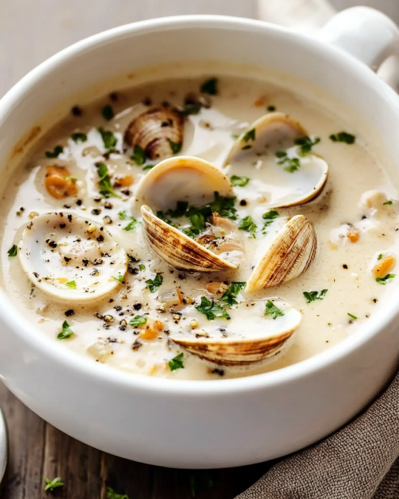 Sopa de Almejas Cremosa Perfecta