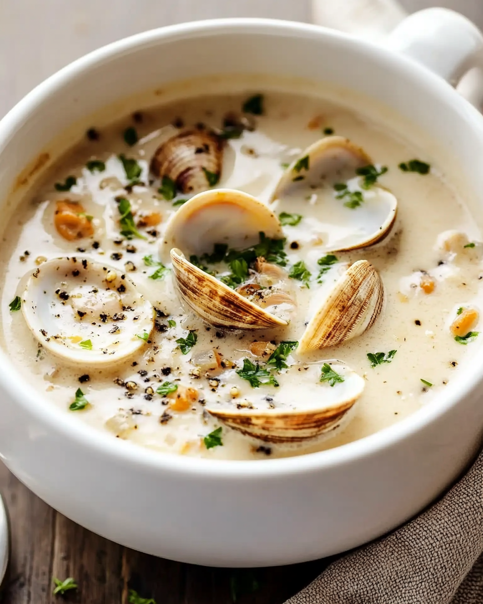 Sopa de Almejas Cremosa Perfecta