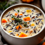 Sopa de Arroz Salvaje Otoñal