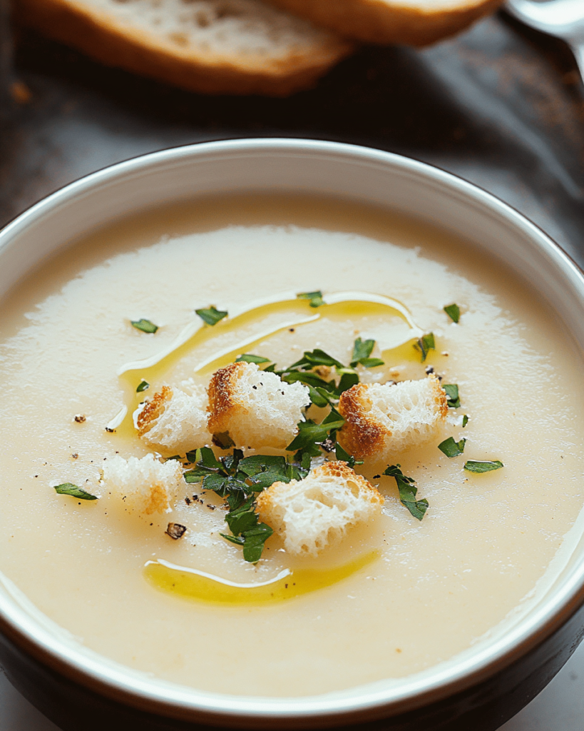 Sopa de Cebolla Blanca