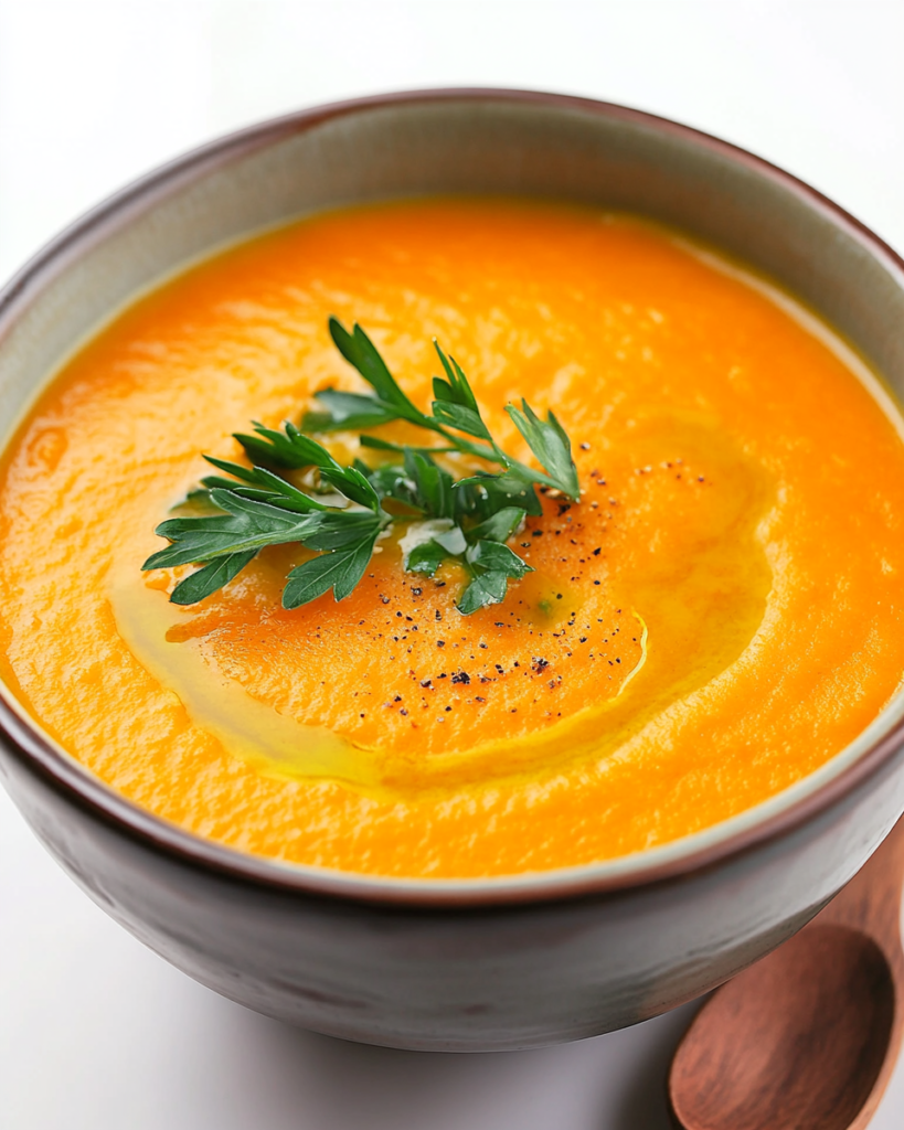 Sopa de Zanahoria Especiada