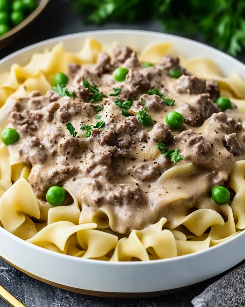 Strogonoff de Carne Molida