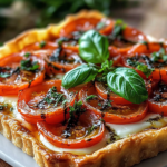 Tarta Delicia de Tomate y Albahaca