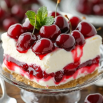 Tarta Lush de Queso con Cereza
