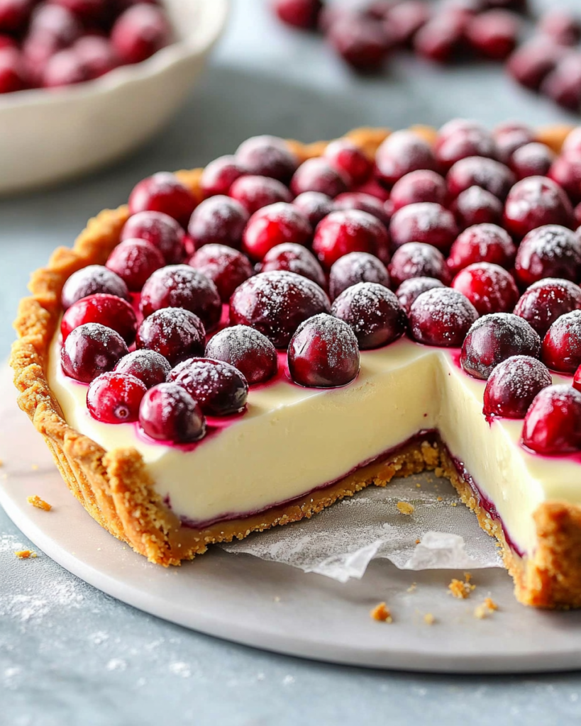 Tarta de Arándano y Chocolate Blanco