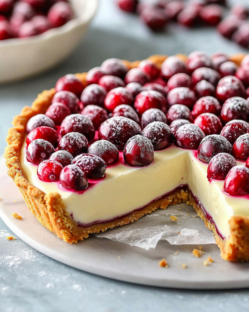 Tarta de Arándano y Chocolate Blanco