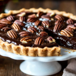 Tarta de Chocolate y Nueces de Pecan al Estilo Texano