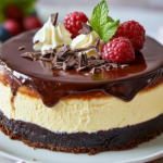 Tarta de Queso de Boston Cream Pie