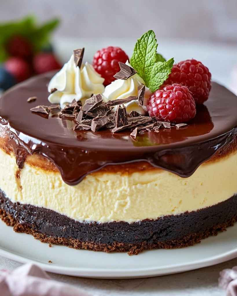 Tarta de Queso de Boston Cream Pie