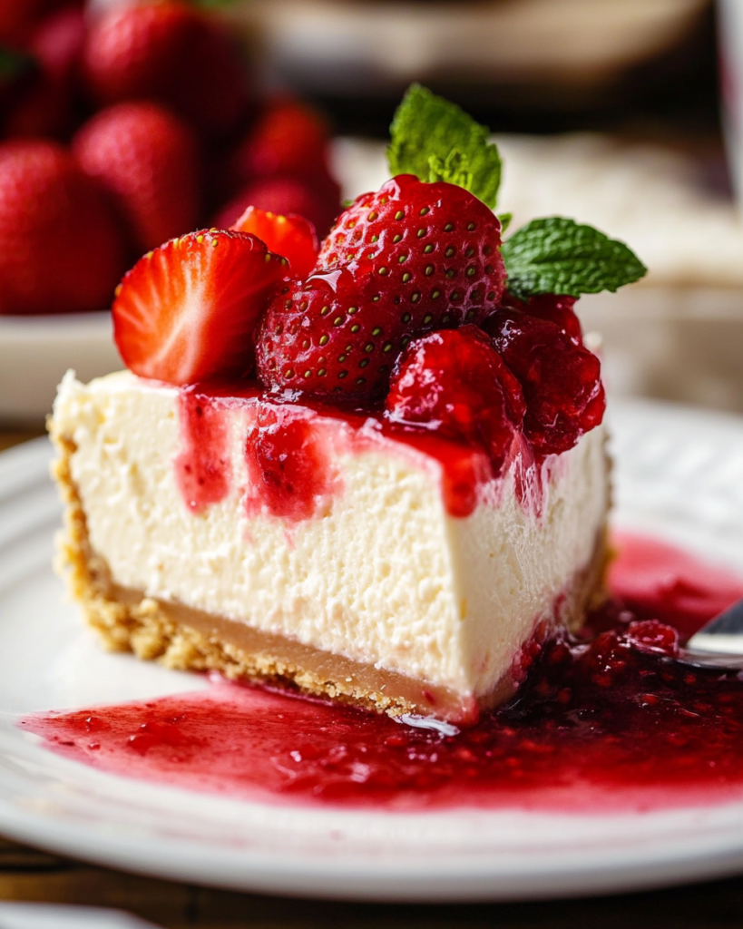 Tarta de Queso de Fresa