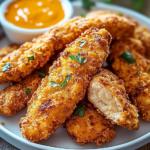 Tiras de Pollo Crujientes que Te Harán Desear Más