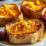 Tostada de Crème Brûlée de Naranja y Especias