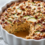 Zucchini al horno con mantequilla de maní