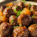 Albóndigas de Carne en Olla de Cocción Lenta