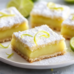 Barras de Shortbread de Lima Key