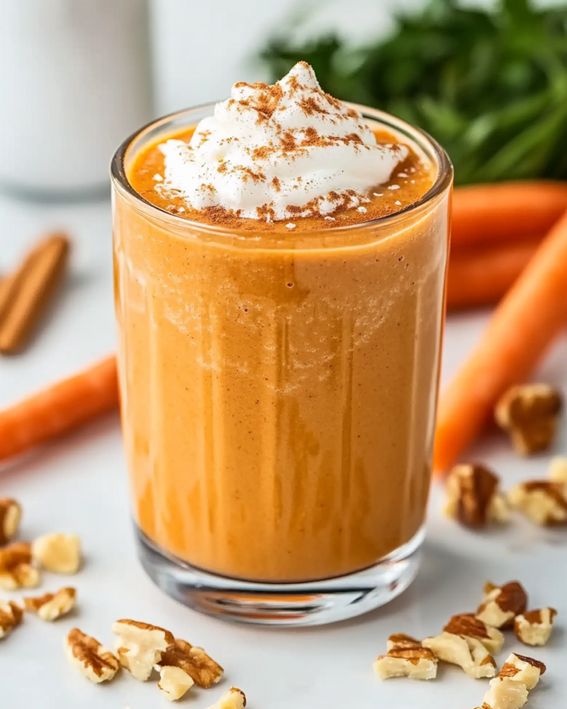 Batido de Zanahoria y Especias