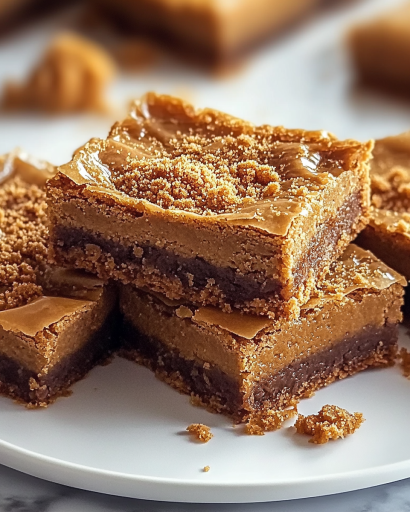 Blondies de Biscoff
