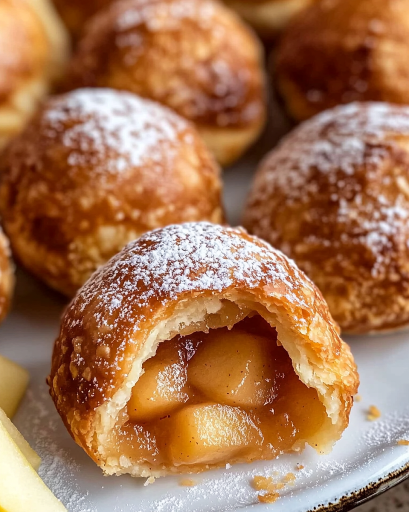 Bolas de Manzana Crujientes