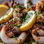 Calamares a la Parrilla con Ajo y Perejil