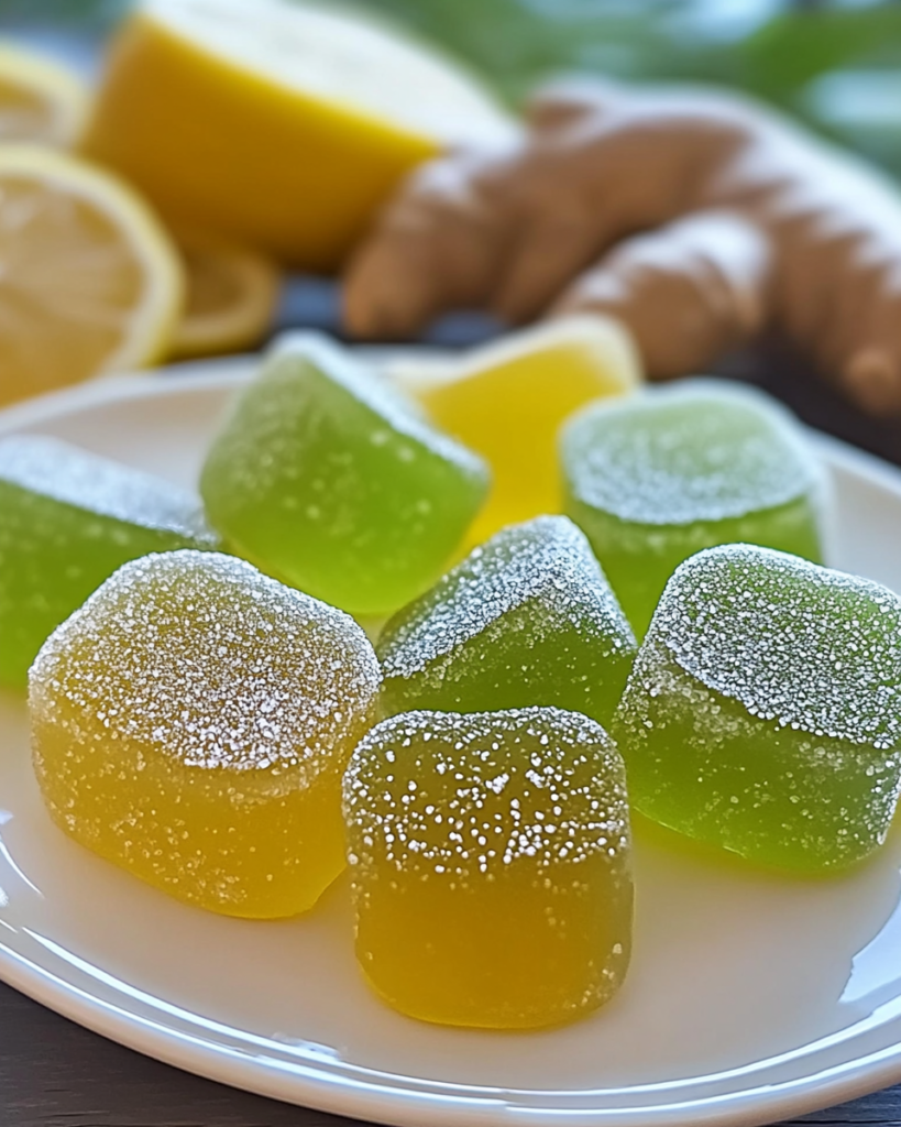 Chicles de Té Verde, Limón y Jengibre