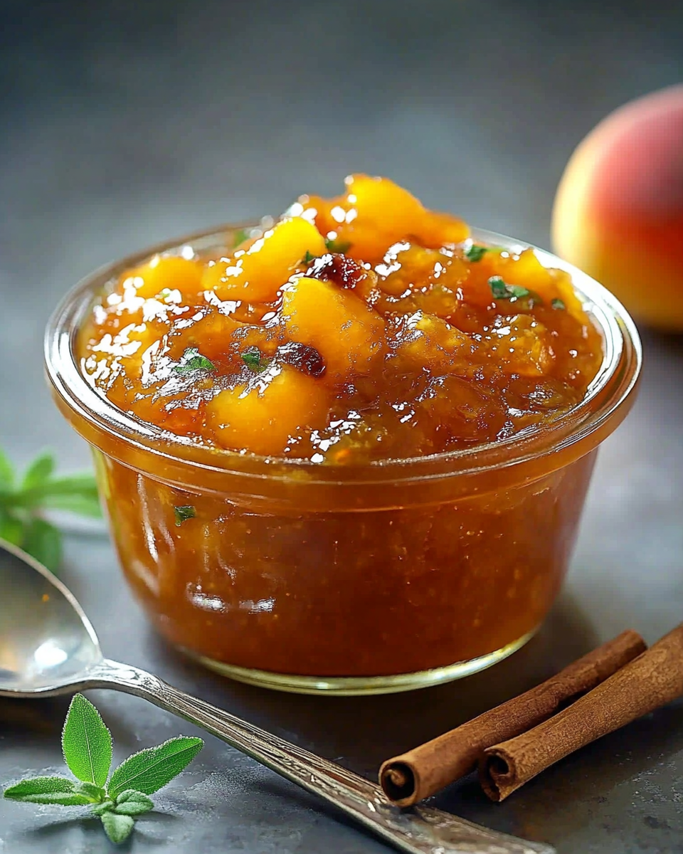 Chutney de Durazno Fresco
