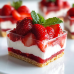 Delicia de Fresa Sin Horno
