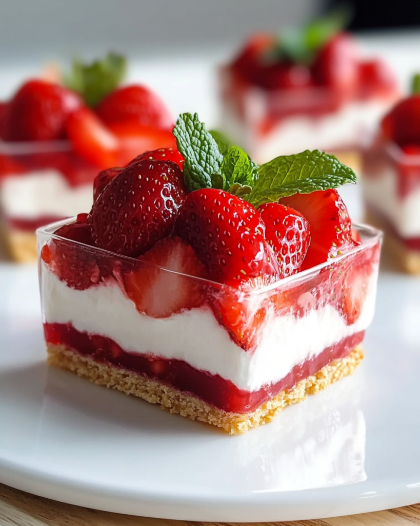 Delicia de Fresa Sin Horno