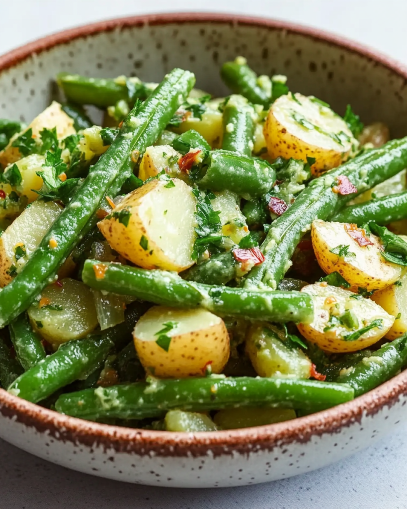 Ensalada Rápida de Judías Verdes y Patatas