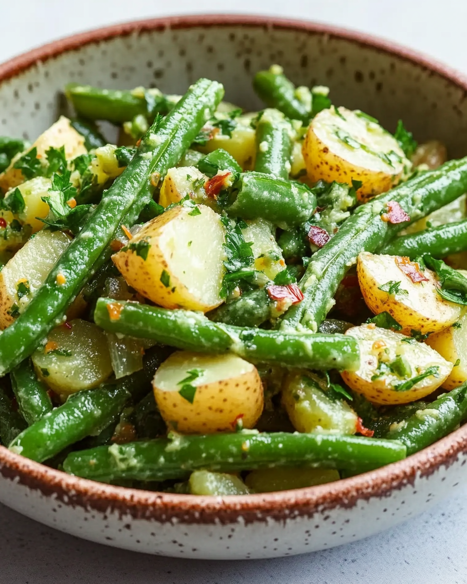 Ensalada Rápida de Judías Verdes y Patatas